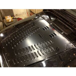 Nawiew wentylacyjny maski czarny POISON SPYDER - Jeep Wrangler YJ 87-96 - 2