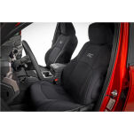 Komplet neoprenowych pokrowców na fotele czarne Rough Country Double Cab - 2