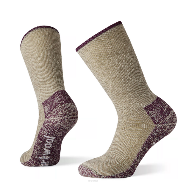 Damskie skarpety trekkingowe Classic Mountaineer Extra Cushion Crew oberżyna 38-41 Smartwool