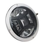 Lampa Led Driving light - side bracket - round chrome, CREE 70W - 7