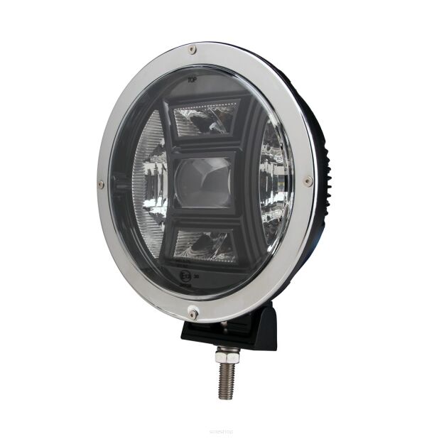 Lampa Led Driving light - side bracket - round chrome, CREE 70W