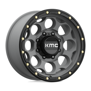 Felga aluminiowa KM541 DIRTY HARRY Satin Gray W/ Black Lip KMC