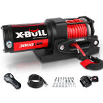 Wyciągarka elektryczna X-BULL DO QUADA, ATV, UTV 3000 Lbs lina syntetyczna - 4