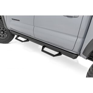 Progi, stopnie boczne regulowane aluminiowe Rough Country SRL2 Double Cab
