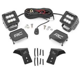 Lampy Cree LED 2" z uchwytami montażowymi na zatrzaski maski Go Rhino