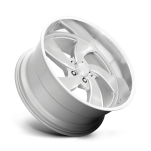 Felga aluminiowa U134 DESPERADO Silver Brushed Face Milled Diamond Cut Lip US MAGS - 3