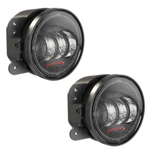 Lampy przeciwmgielne LED okrągłe carbon 4" JW Speaker 6145 J2 Series
