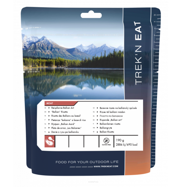 Risotto po bałkańsku 190g liofilizat Trek'n Eat