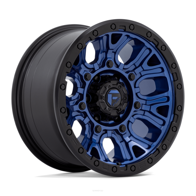 Felga aluminiowa D827 TRACTION Dark Blue W/ Black Ring FUEL