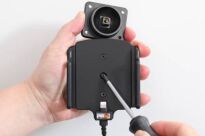 Uchwyt aktywny z kablem USB do Apple iPhone 12 w futerale lub bez o wymiarach: 70-83 mm (szer.), 6-10 mm (grubość). - 3