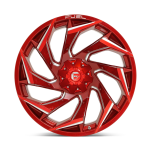 Felga aluminiowa D754 REACTION Candy Red Milled FUEL - 3