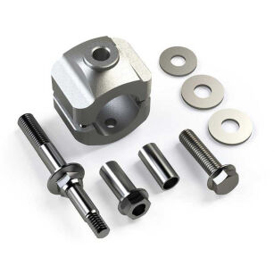 Zestaw do relokacji mocowania amortyzatora skrętu drążek 1-3/8" TeraFlex Lift 0-6"