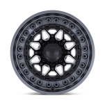 Felga aluminiowa ALPHA Matte Black W/ Gunmetal Lip BLACK RHINO - 2