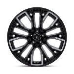 Felga aluminiowa D849 REBAR Gloss Black Milled FUEL - 2