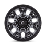 Felga aluminiowa D825 TRACTION Matte Gunmetal W/ Black Ring FUEL - 3