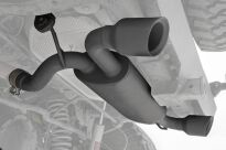 Podwójny wydech czarny Rough Country - Jeep Wrangler JK 07-18 - 2