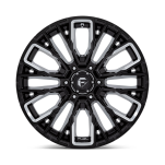Felga aluminiowa D849 REBAR Gloss Black Milled FUEL - 3