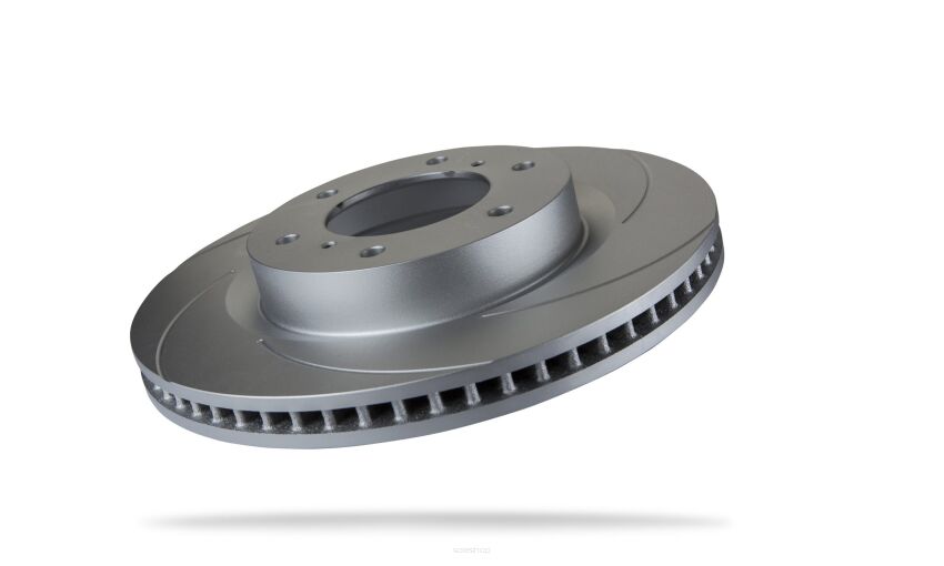 Pedders Slotted Geomet Coated Rotor