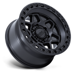 Felga aluminiowa KM553 TORX Matte Black W/ Gloss Black Lip KMC - 3