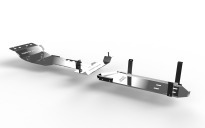 Komplet osłon podwozia OFFROAD Toyota Land Cruiser J 120 V6 2003-2009 aluminiowy - 5