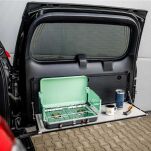 Stolik półka na tylne drzwi samochodu - uniwersalna Bison Gear - 7