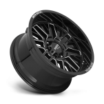 Felga aluminiowa MO802 WARLOCK Gloss Black Milled MOTO METAL - 3