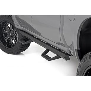 Progi, stopnie boczne regulowane aluminiowe Rough Country SRL2 Crew Cab