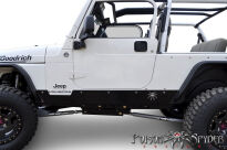 Osłony boczne stalowe POISON SPYDER - Jeep Wrangler TJ - 3
