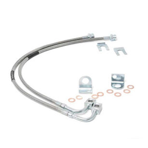 Przewody hamulcowe przedłużone przód Rough Country Lift 4-6"