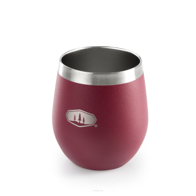 Stalowy kubek Glacier Stainless Glass 237 ml czerwony GSI