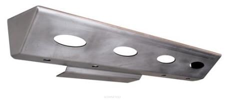 Płyta ochronna pod przedni zderzak POISON SPYDER Brawler Lite - Jeep Wrangler JK