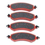 Przednie klocki hamulcowe Semi-mettalic dla Big Brake Kit Teraflex Jeep Wrangler JK 2/4 Drzwi 07-18 - 2