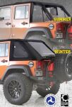 Dach miękki Soft Top SMITTYBILT bezstelażowy - Jeep Wrangler JK 2 drzwi - 2