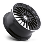 Felga aluminiowa SILVERSTONE Gloss Black W/ Mirror Cut Lip TSW - 3