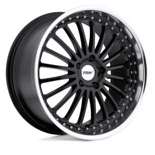 Felga aluminiowa SILVERSTONE Gloss Black W/ Mirror Cut Lip TSW