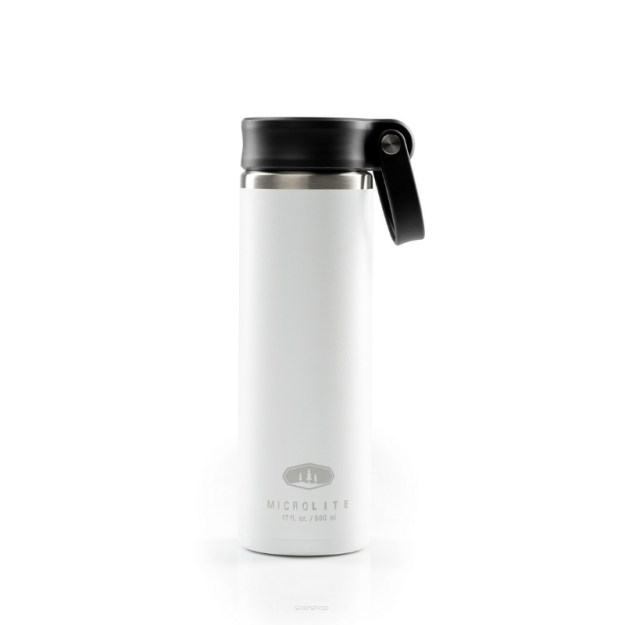 Butelka termiczna MICROLITE TWIST 500ml Biała GSI
