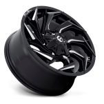 Felga aluminiowa D753 Reaction Gloss Black Milled Fuel - 2