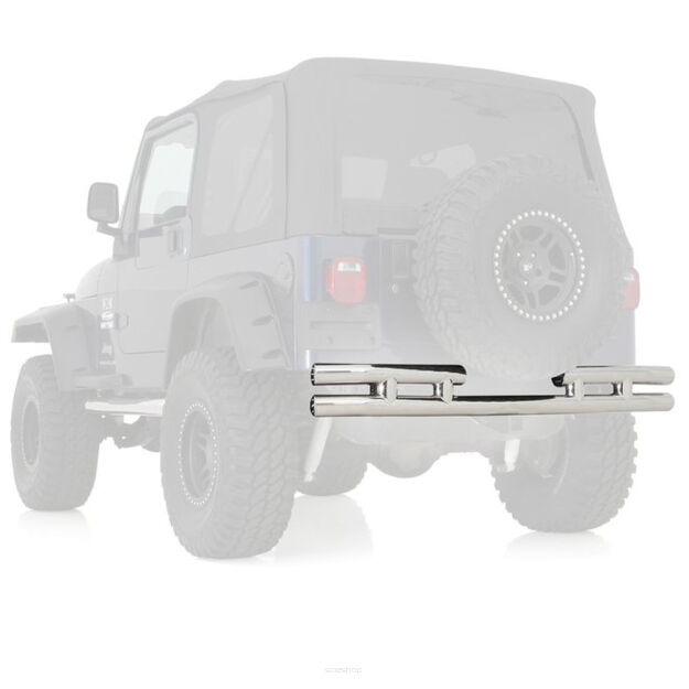 Zderzak tylny rurowy polerowany Smittybilt - Jeep Wrangler TJ