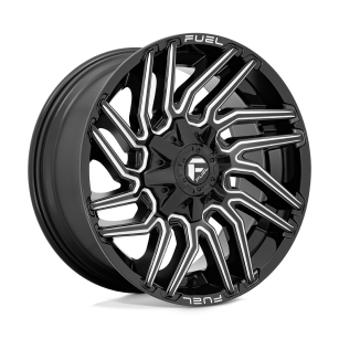 Felga aluminiowa D773 TYPHOON Gloss Black Milled FUEL