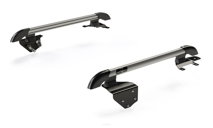 Bagażnik Dachowy Nebo Srebrny Teraflex Jeep Wrangler JK 2 Drzwi