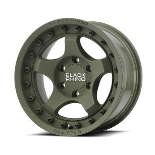 Felga aluminiowa 8,5x17" 5x127 ET-10 Bantam Olive Drab Green Black Rhino - Jeep Wrangler JK 07-18