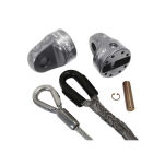 ProLink zaczep/szekla liny wyciągarki szary Factor 55 - 4