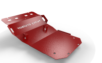 Osłona chłodnic, silnika i przedniego mostu OFFROAD Toyota Land Cruiser J 120 J 125 2003-2009 czerwona - 4