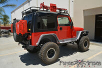 3'' Nadkola przykręcane tylne stalowe POISON SPYDER - Jeep Wrangler TJ - 2
