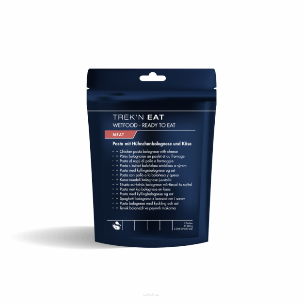 Danie gotowe Spaghetti bolognese z kurczakiem Trek'n Eat