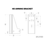 Mocowanie markizy do poprzeczek dachowych Leitner Designs - 2