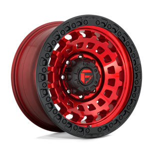 Felga aluminiowa D632 Zephyr Candy RED Black Bead Ring Fuel