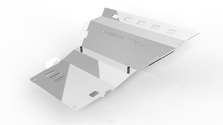 Osłona sinika,chłodnic i przedniego mostu PRESTIGE Toyota Land Cruiser 200 J200 V8 2008-2014 aluminiowa