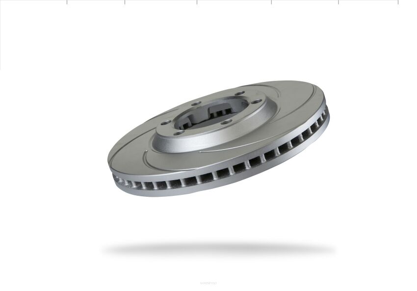 Pedders Slotted Geomet Coated Rotor