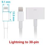 Uchwyt do Apple iPhone 5 & iPhone 5S & iPhone SE z możliwością wpięcia kabla lightning z 30-pinowym adapterem - 3